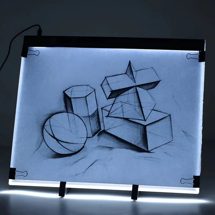 A4 LED Lichtplatte für kreative Projekte mit dimmbaren Funktionen