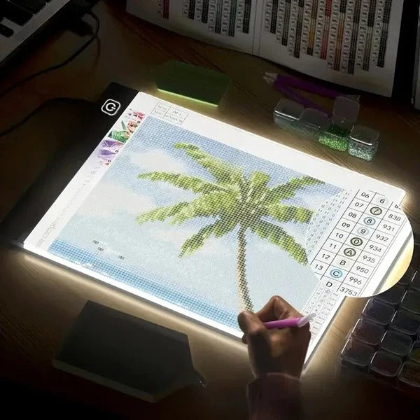 A4 LED Lichtplatte für kreative Projekte mit dimmbaren Funktionen