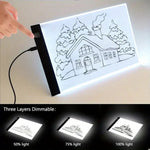 Elegante A4 LED Zeichentafel mit Hintergrundbeleuchtung