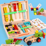 Children's Tool Set for Playing with Components and Storage Box