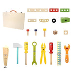Children's Tool Set for Playing with Components and Storage Box
