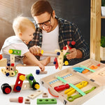 Children's Tool Set for Playing with Components and Storage Box