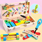 Children's Tool Set for Playing with Components and Storage Box