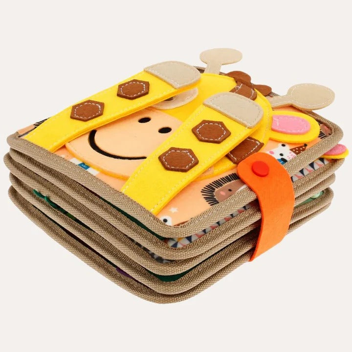 Handy Activity Book for Children with Textures and Fasteners