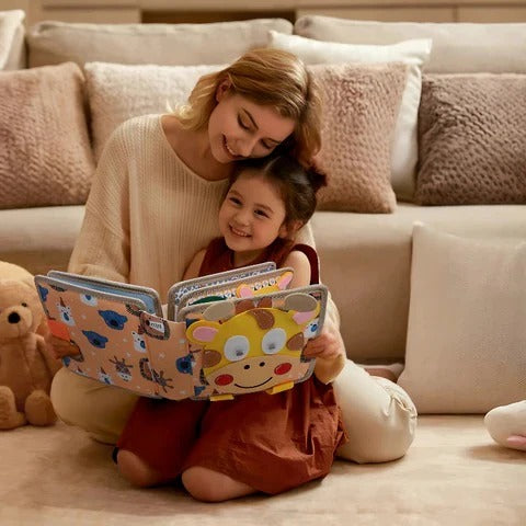 Handy Activity Book for Children with Textures and Fasteners