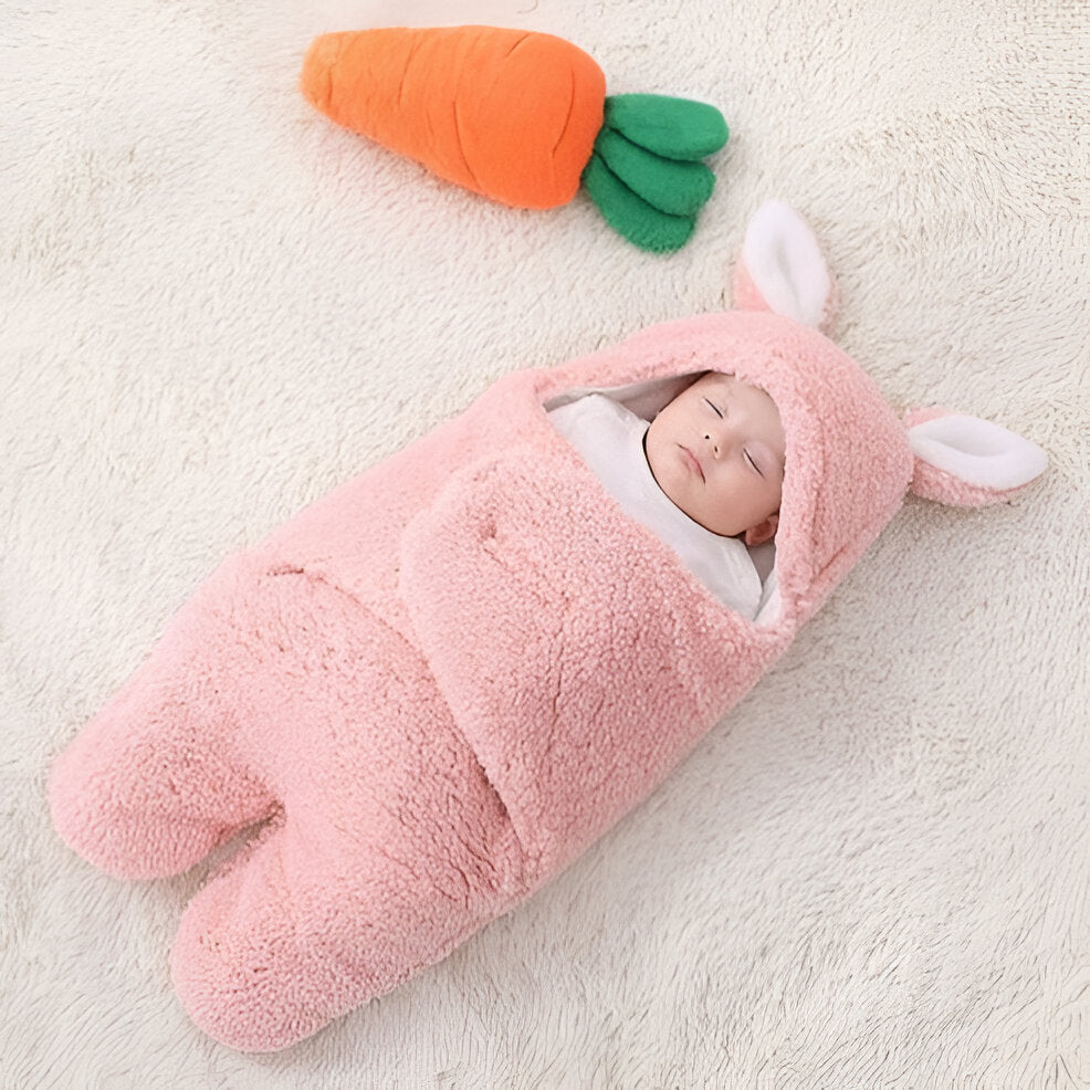Soft baby wrap blanket for strollers and nurseries