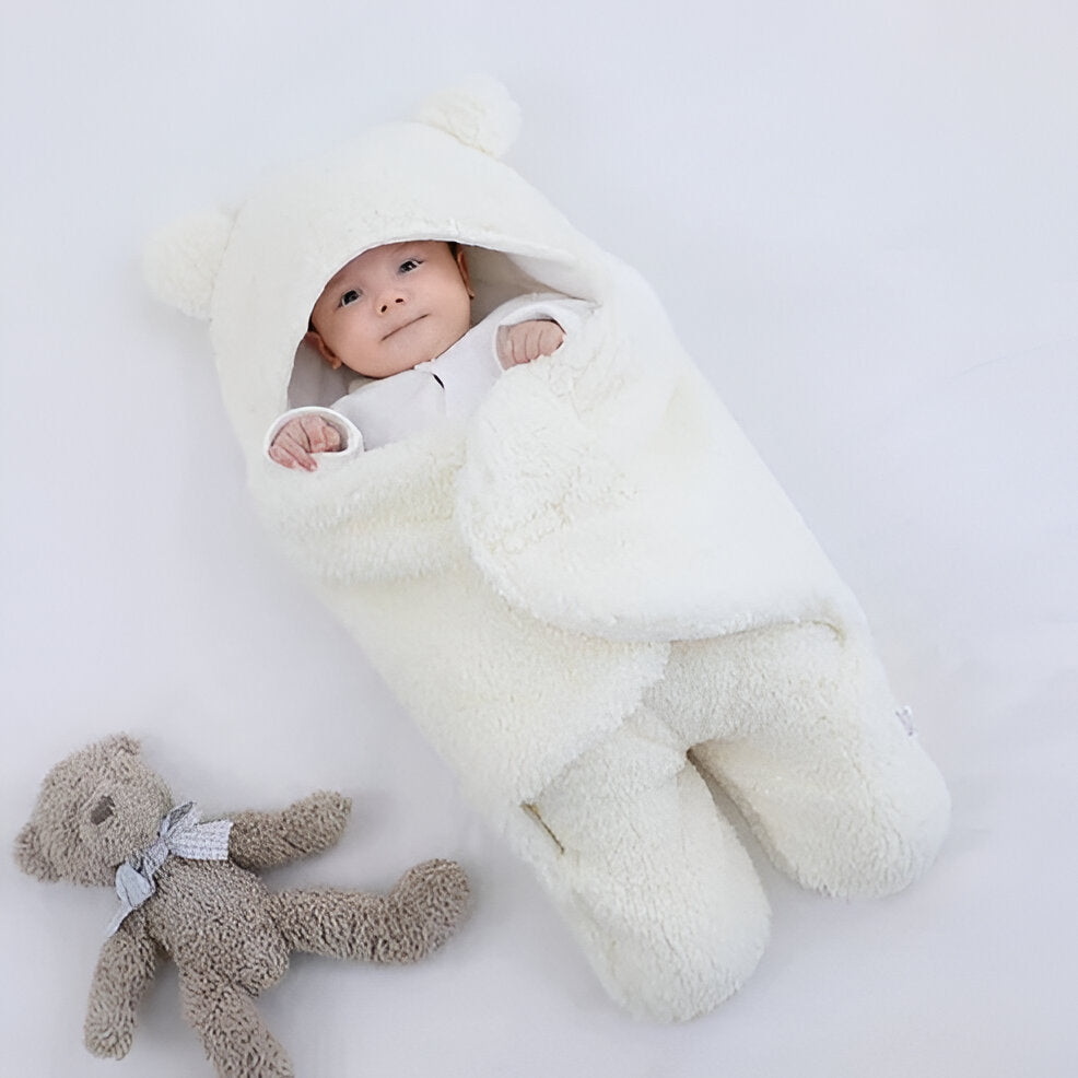 Soft baby wrap blanket for strollers and nurseries