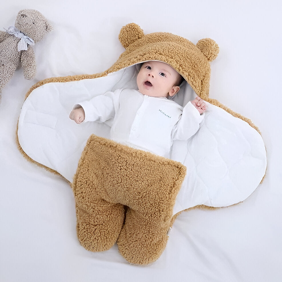 Soft baby wrap blanket for strollers and nurseries