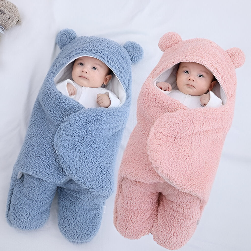 Soft baby wrap blanket for strollers and nurseries