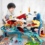 Dinosaur Race Track with Flexible Track Layout for Adventurous Kids