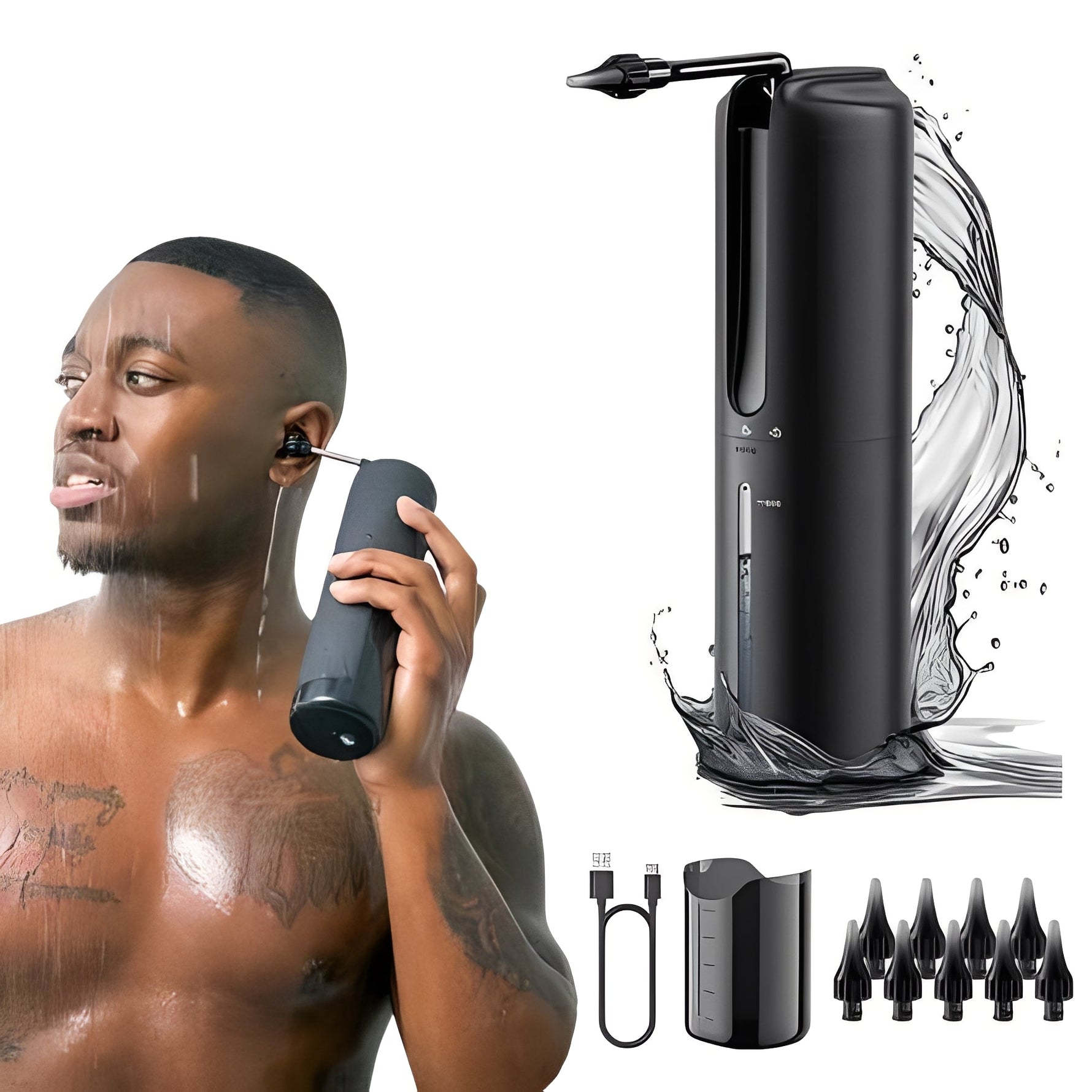 Wasserbasiertes Ohrreinigungsgerät mit USB-Aufladung