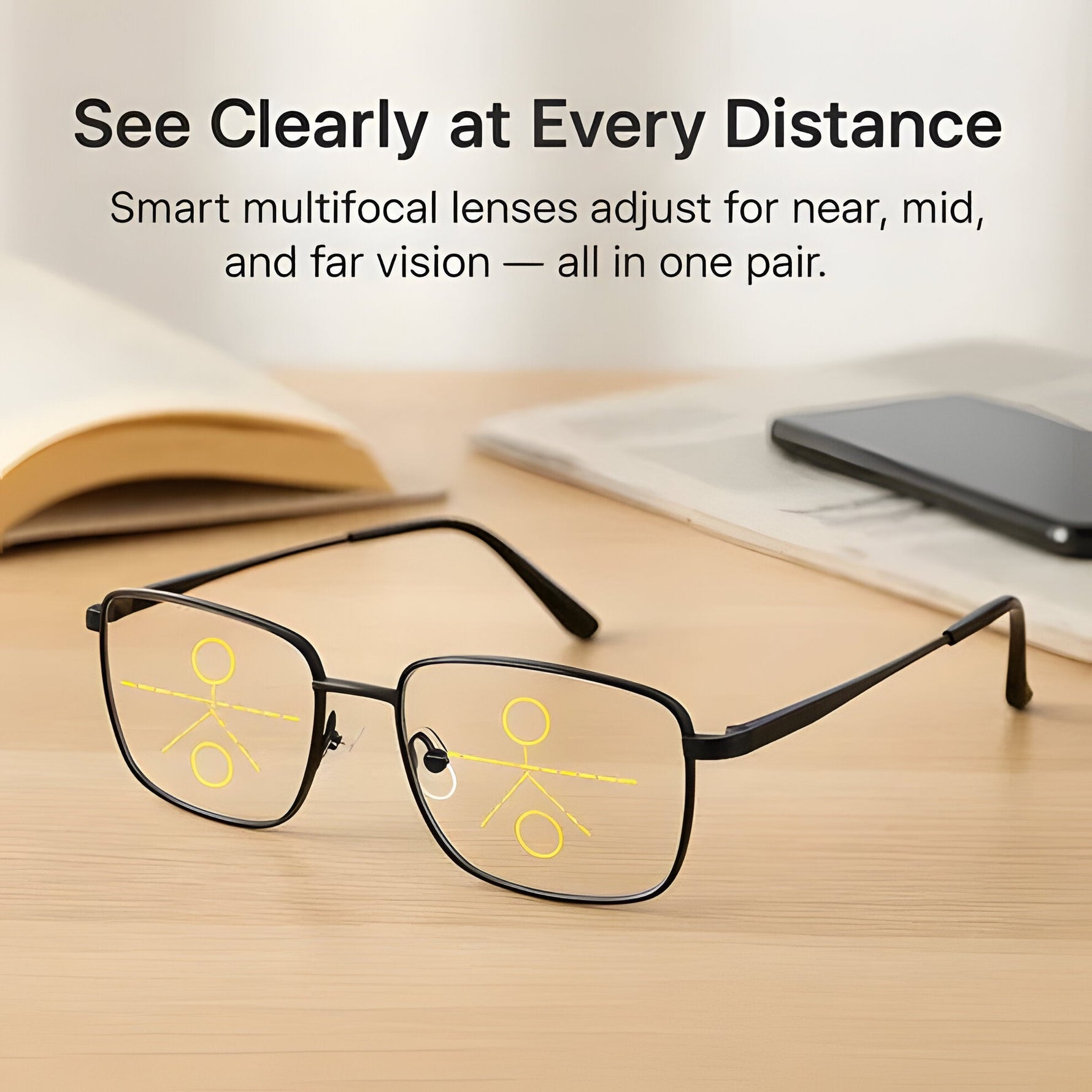 Smart Glasses with Adaptive Lenses
