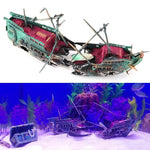 Sunken Ship Decor for Fresh and Saltwater Tanks