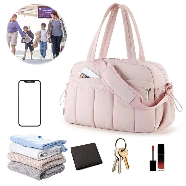 Practical cosmetic bag for travel and toiletries