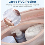 Practical cosmetic bag for travel and toiletries
