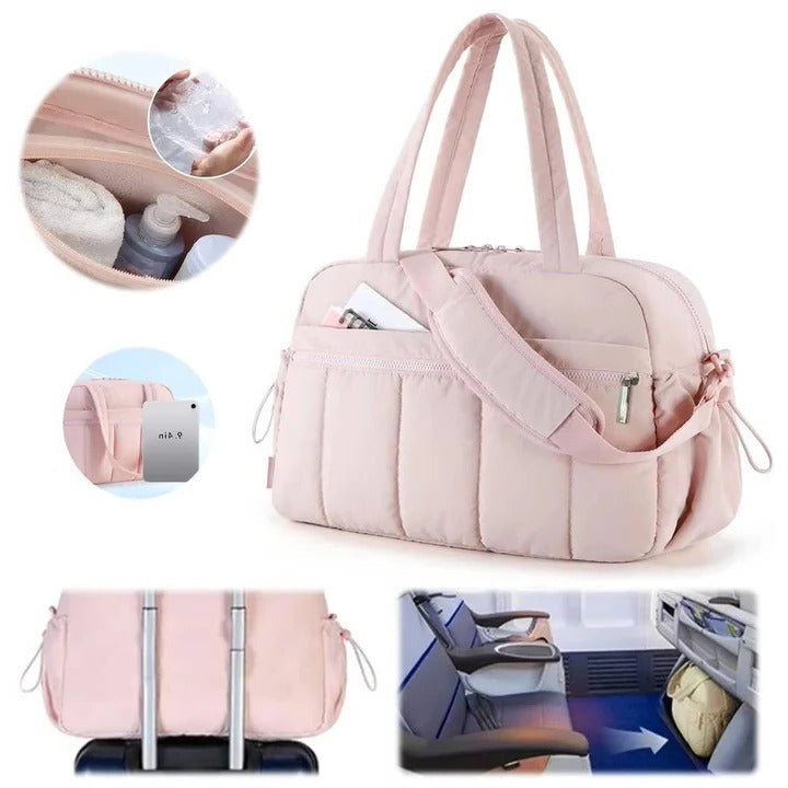Practical cosmetic bag for travel and toiletries