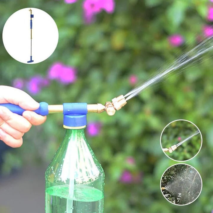 Praktischer Gartensprayer mit Handpumpe und verstellbarem Aufsatz