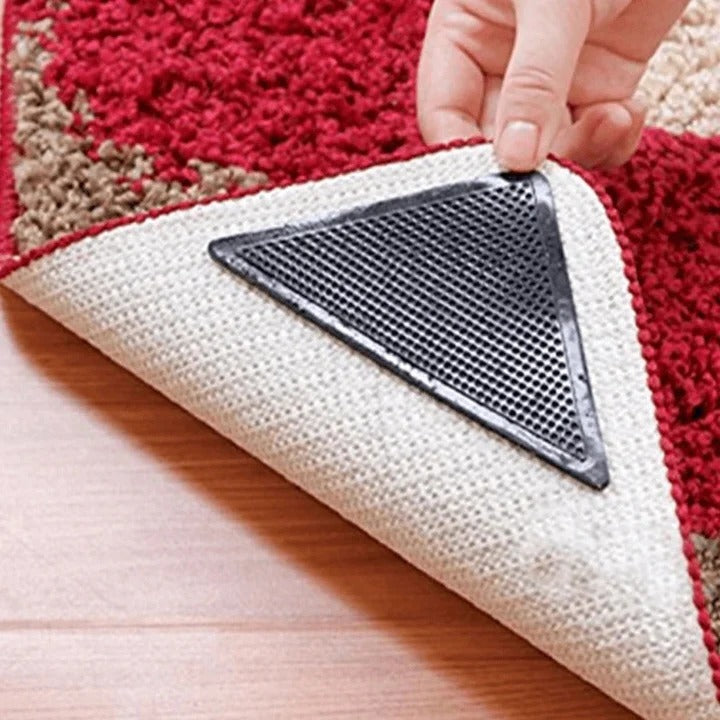 Rutschfeste Pads für Teppiche und Läufer, 4er Set
