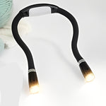 Tragbare LED-Leselampe für Freihand-Nutzung mit Flexiblen Armen