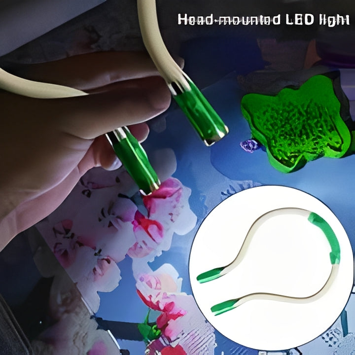 Tragbare LED-Leselampe für Freihand-Nutzung mit Flexiblen Armen