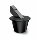 Grease drip tray with lid for effortless grilling