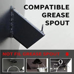 Grease drip tray with lid for effortless grilling