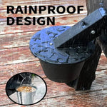 Grease drip pan with lid for grill