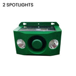 Solar-Powered Animal Repellent System with Warning Light