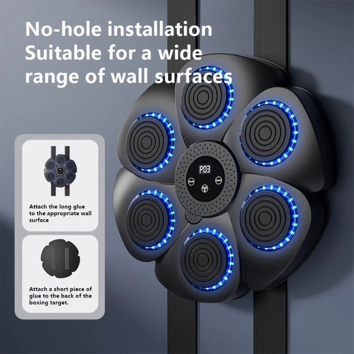 Wandmontiertes USB-aufladbares Musik-Boxziel