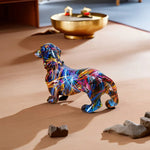 Colorful Dachshund Figurine for Stylish Living Spaces