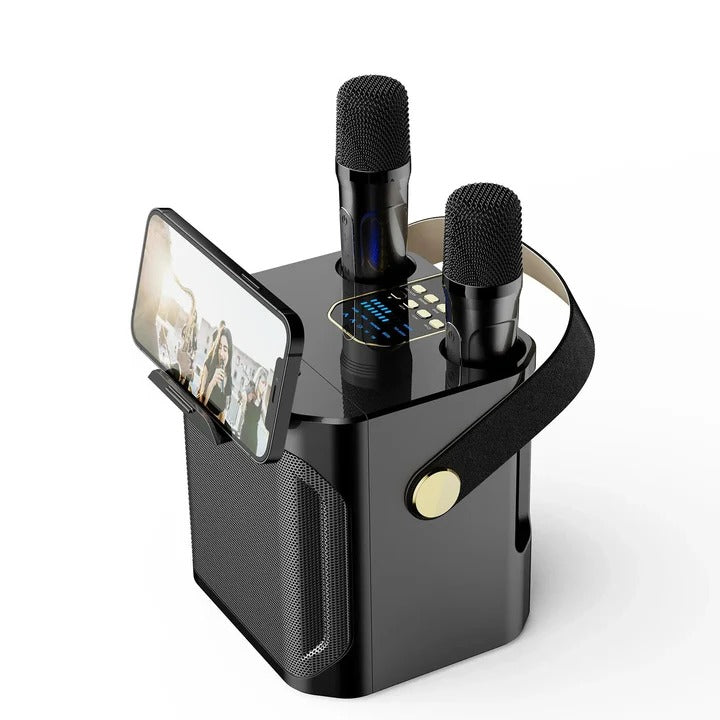 Portable Bluetooth Karaoke Speaker with Surround Sound