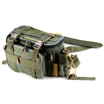 Practical fishing storage bag with compartments and carrying strap