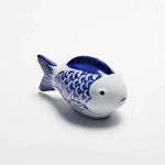 Eleganter Koi-Fisch aus Porzellan für Schreibtischdekoration