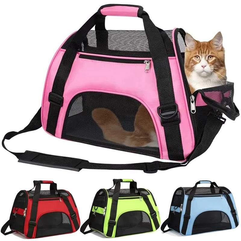 Atmungsaktive Tragetasche für kleine Hunde und Katzen