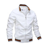 Men's Lightweight Bomber Jacket with a Modern Cut