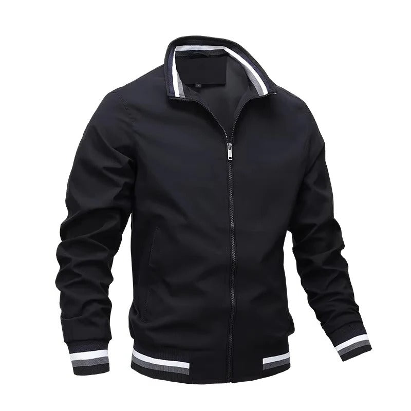 Men's Lightweight Bomber Jacket with a Modern Cut