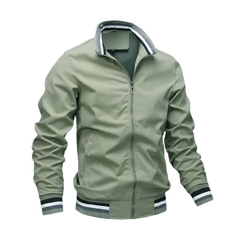 Men's Lightweight Bomber Jacket with a Modern Cut
