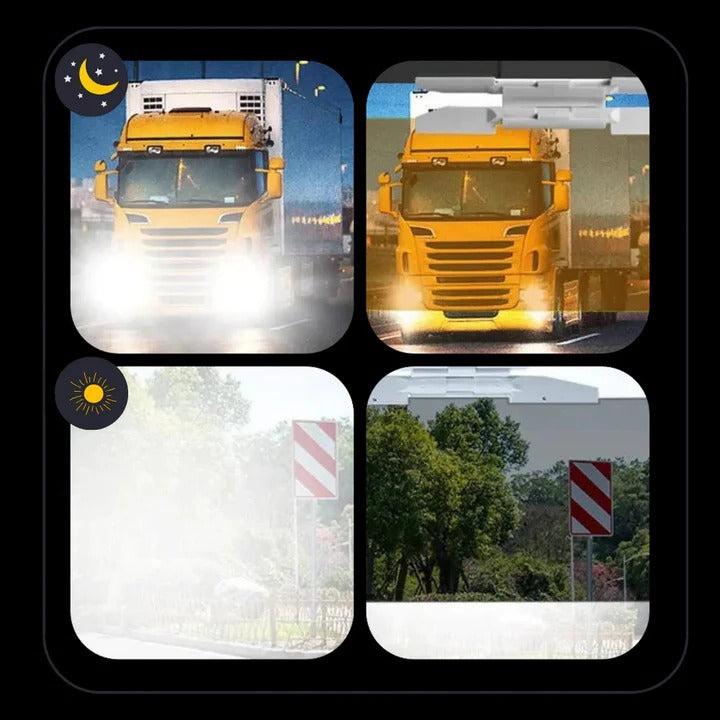 Adjustable Sun Visor Extender for Safe Driving Day and Night