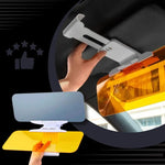 Adjustable Sun Visor Extender for Safe Driving Day and Night