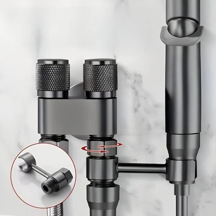 Wandmontierter Handbidet-Sprayer für optimale Hygiene