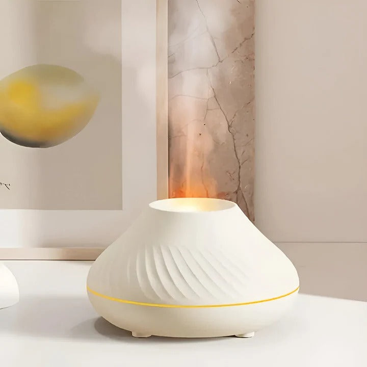 Luftbefeuchter mit Aromadiffusor und sanfter LED-Beleuchtung