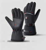 Electrically heated motorcycle gloves for cold days