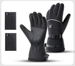 Electrically heated motorcycle gloves for cold days