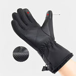 Electrically heated motorcycle gloves for cold days