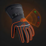 Electrically heated motorcycle gloves for cold days