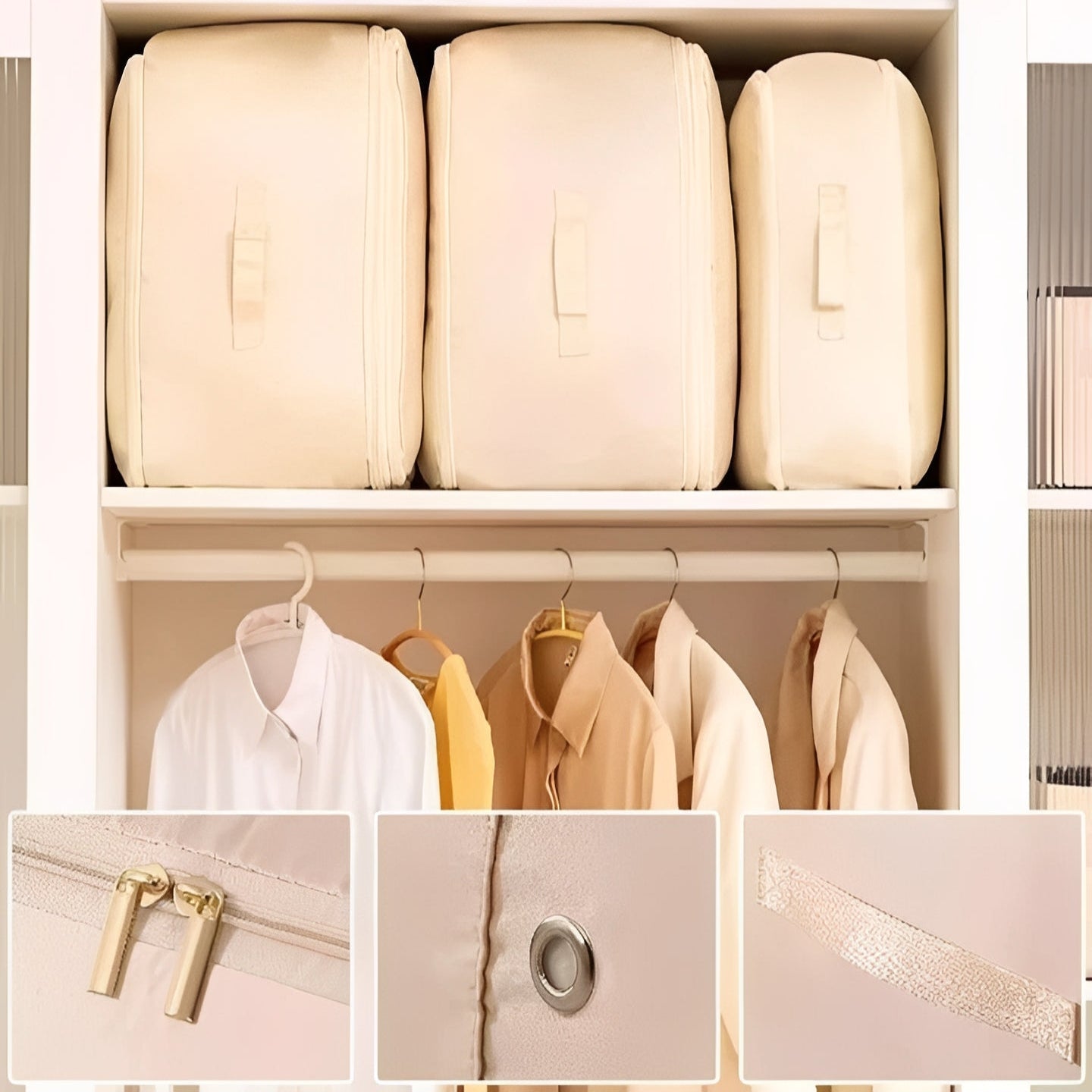 Versatile travel bag for seamless storage