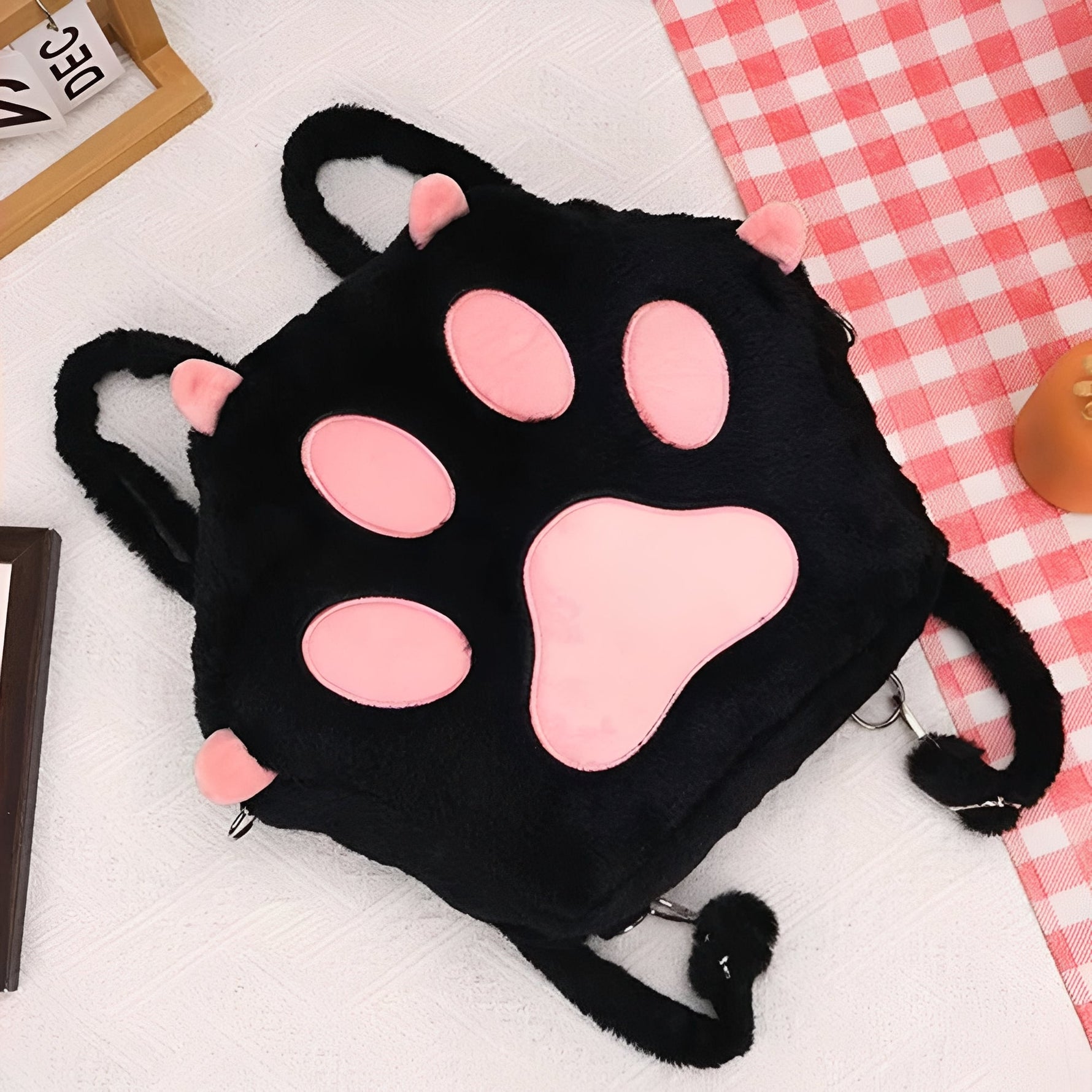 Verspielter Rucksack mit Katzenpfoten-Design für Damen