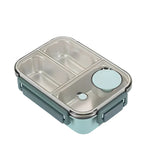Heat-insulated food container with vacuum seal for hot food