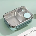 Heat-insulated food container with vacuum seal for hot food