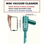 Cordless, USB-Rechargeable Portable Vacuum Cleaner for Car and Home